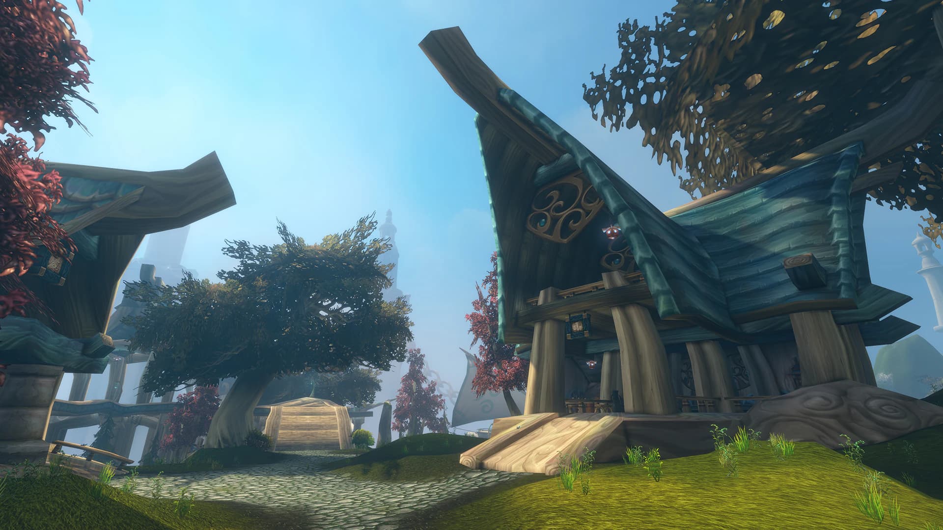 A Skyborne village on Zephras Isle