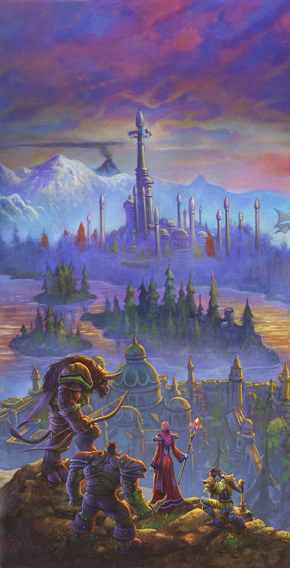 Violet spires of Dalaran